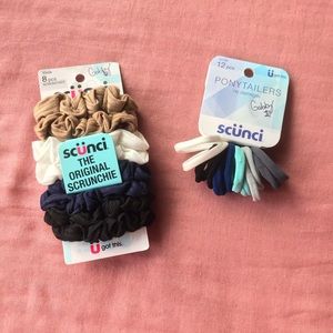 NWT 20 Scunci Hair Ties / Scrunchies